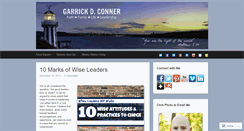 Desktop Screenshot of garrickdconner.com